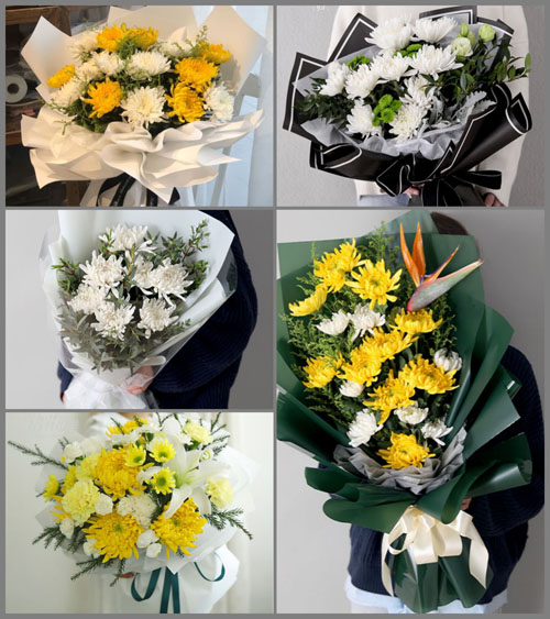 福建福州长乐市营前街道湖里村白事花束代送